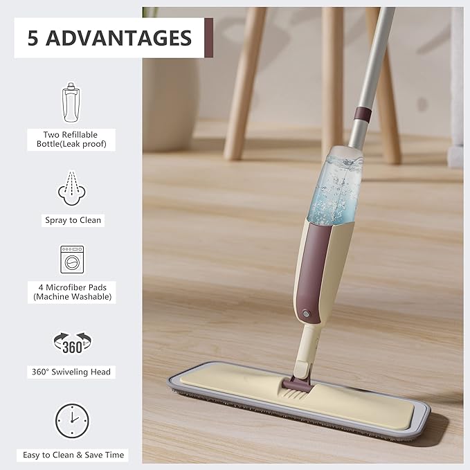 Spray Mop for Floor Cleaning