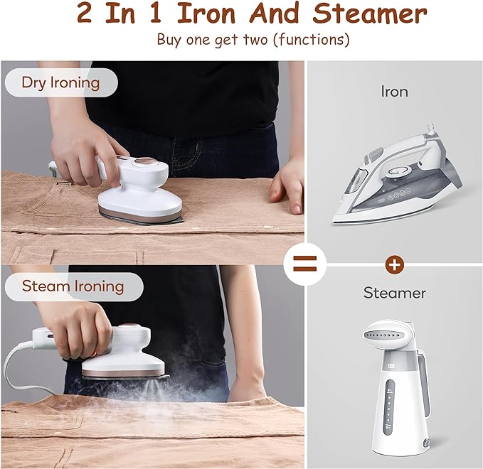 Powerful Steamer and Dry Iron